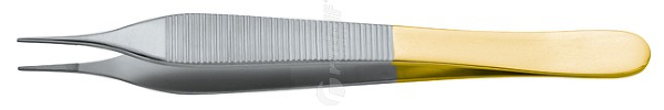 RU 4130-32 / Anatomische Pinzette Mikro-Adson, Fein TC, Glatt, 12,0 cm