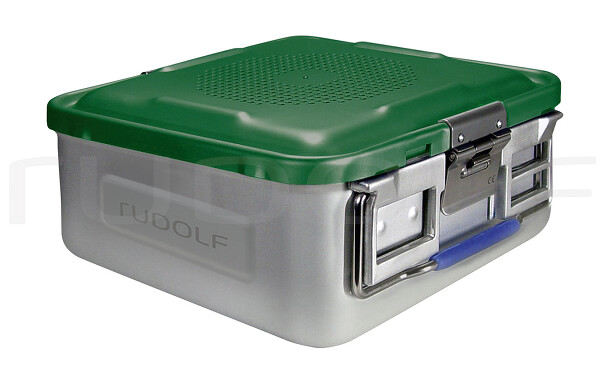 CS115-005 / Couvercle Seul, Vert Perforé, 1/2, 285 x 280 mm