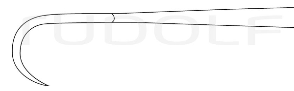 RU 4506-02 / Retractor Kocher, Sharp, 2 Prongs 22,5 cm
/8 3/4"