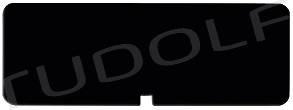 CS950-056 / Plaque D'identification, Noire Sans Gravure