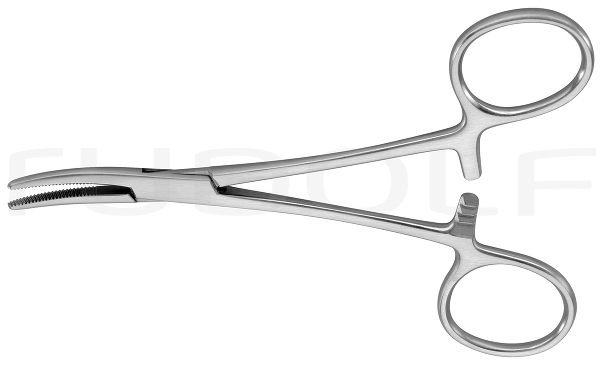RU 3159-13 / Delicate Hemostatic Fcps Dunhill, Cvd. 13 cm - 5"