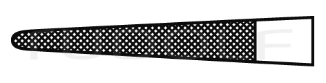 RU 6059-42 / Needle Holder Hegar-Vascular, TC, Str. 23cm
, 9"