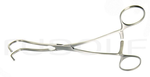 RU 7694-02 / Pinza Cardiovascolare Derra-De Bakey Per Anastomosi, 17cm