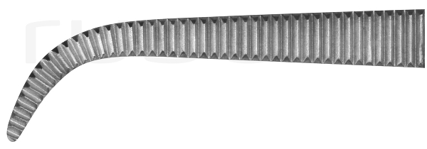 RU 3327-18 / Ligature Fcps Mini-Gemini, Cvd. 18 cm, 7"