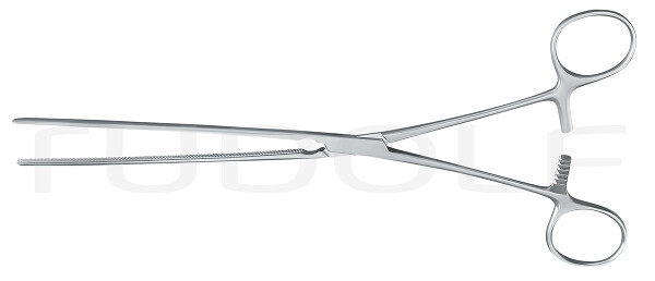 RU 6542-25 / Mayo-Robson Intestinal Forceps, Str., Atrauma, (L) 25 cm - 10"