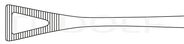 RU 3152-20 / Hemost. Fcps Pennington, Str. 20 cm, 8"