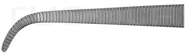 RU 3327-22 / Ligature Fcps Mini-Gemini, Cvd. 22 cm, 8,75"