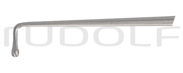 RU 7946-02 / Ohrhebel Wagener, Geknöpft, Figur 2, 90°, 4 mm, 14 cm