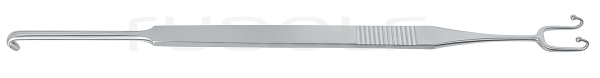 RU 8299-19 / Nasenhaken Neivert mit Führungsrinne 19,5 cm, 10 mm,