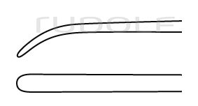 RU 8849-03 / Caspar Diss, Cvd. Down 23 cm - 9", 2 mm