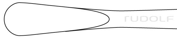 RU 5417-12 / Raspatorium, Cobb, Scharf 50 cm, 10 mm