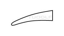 RU 5951-14 / Microportagujas Castroviejo, Curvo, S/Trinquete, 1,5 mm, 14,5 cm
