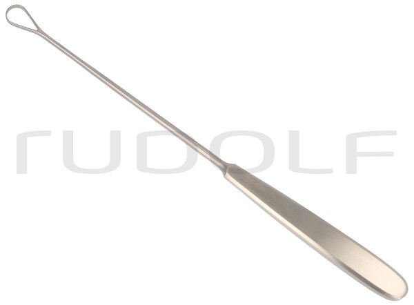 RU 7306-04 / Curetta Uterina Sims, Rigida, Smussa 28,0 cm, Fig. 4,11,5 mm