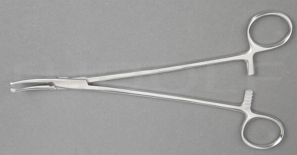 RU 3512-20 / Pinza Peritoneale Faure, Curva Fort. 1x2D, 20,0 cm