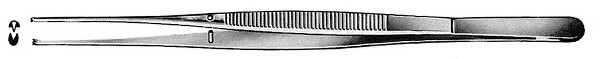 RU 4150-17 / Pinza Chirurgica Taylor, Retta, 1x2D 17,5 cm