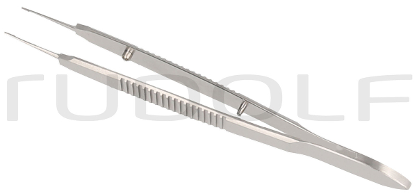 RU 9964-01 / Suture Forceps Castroviejo, Straight, 1x2 Teeth, 0.12 mm, 10 cm - 4"
