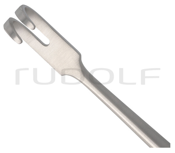 RU 4502-02 / Wundhaken Volkmann, Halbscharf, 2Z. 22,5 cm