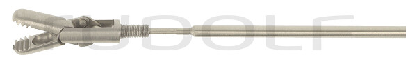 RS000-706 / Insert Grasping Fcps., Grooved, W. Spoon, Double Action, Ø 5 mm