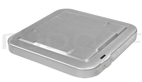 CS117-001 / Couvercle De Sécurité, Argent Bouton D'ouverture Externe, Non-Perforé 1/2, 285 x 280 mm