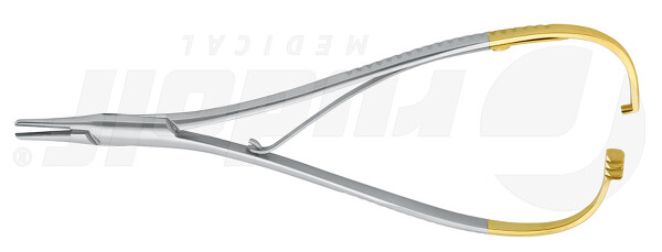RU 6070-17 / Needle Holder Mathieu-Kocher, TC, Str. 17cm, 6 3/4"