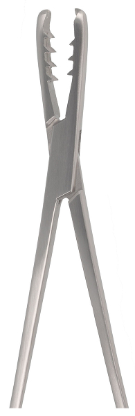 RU 5510-00 / Knochenhaltezange Bircher-Ganske, Gerade, (L) 20 cm