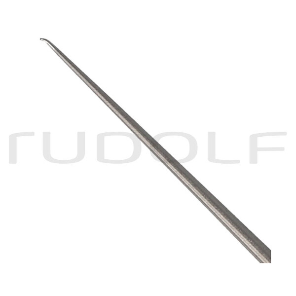 RU 7907-04/10 / Ear Hook Shambaugh, Sharp, Angled 45°, 1 mm, 16 cm - 6 1/4"