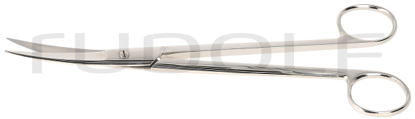 RU 1413-20HP / Forbice Sims, Ac/Ac, Curva, Brillante 20,0 cm