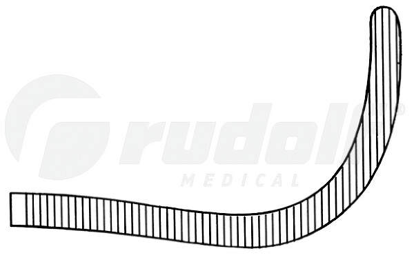 RU 6632-23 / Pince-Clamp P. Pédic. Rénaux Guyon, 23 cm