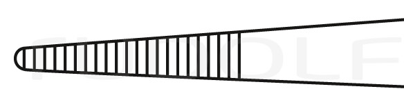 RU 3162-15 / Pinza Hemostática Cairns, Recta, 15 cm
