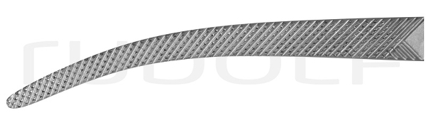 RU 3241-22 / Hemost. Fcps Bengolea, Cvd. 22 cm, 8,75"