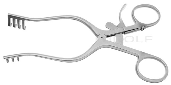 RU 4702-16 / Divaricatore Weitlander, Semi-Acuto 16,5cm
