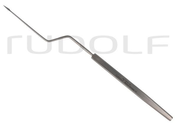 RU 7974-18 / Parazentesenadel Lucae, für Erwachsene, Bajonettförmig, 18 cm