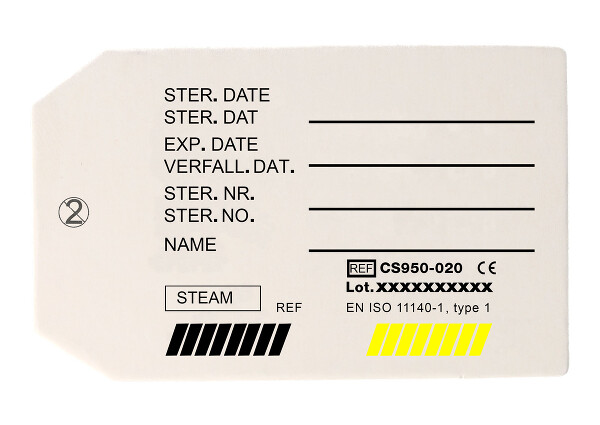 CS950-020 / Indikatoretiketten; 1000 Stück/Packung