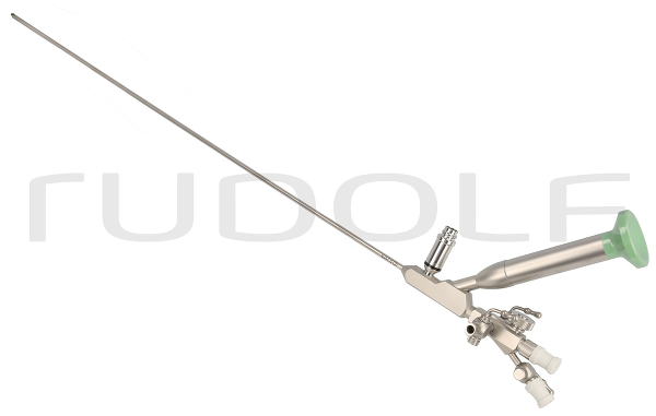 EU107-212 / Uretero-Renoskop, Autoklavierbar Halbstarr, Ø 6.0/7,5Charr., NL 430mm
, 12° Seitlicher Einblick