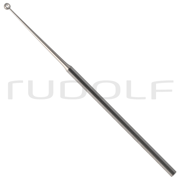 RU 7902-03 / Curette Buck, Figure 3,Straight, Sharp, I Ø 2.7 mm, O Ø 4.1 mm, 14.5 cm - 5 3/4"