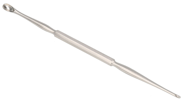 RU 7934-01 / Ohrhäkchen und -Löffel Gross, 90°, Scharf, 9 x 4,5 mm, 13 cm