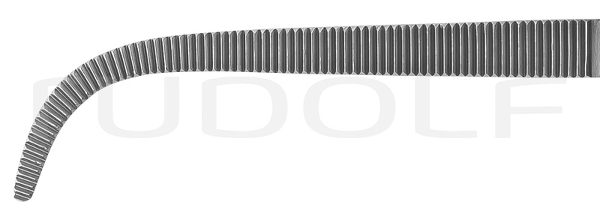 RU 3253-63 / Hemost. Fcps Kelly, Cvd. 22 cm, 8,75"