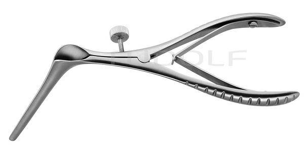 RU 8015-91 / Nasenspekulum Cottle, Figur 4, 90 mm, Hygienischer Schluss, 14 cm