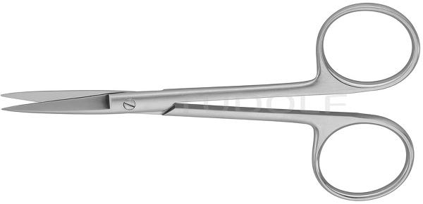 RU 2404-03 / Schere Knapp, Sp/Sp, ger. 10,5 cm