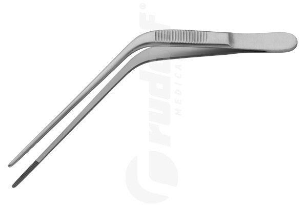 RU 7860-12 / Pinza Troeltsch Wilde, Curva, 12 cm - 4 3/4", 2 mm