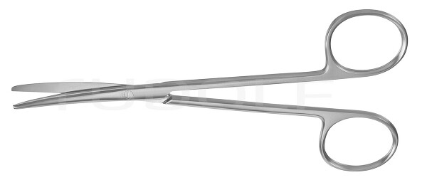 RU 1311-13 / Forbice Metzenbaum, Curva 13,0 cm