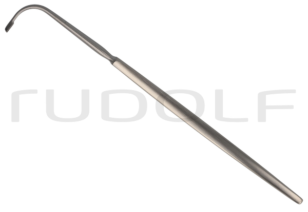 RU 8186-05 / Kuhn-Bolger Kieferhöhlen-Löffel, St. geb. 90°, 18,0 cm, 7 ", l 6mm
 x B 3mm
