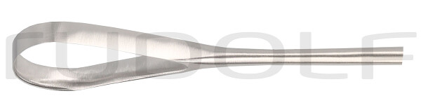 RU 7325-23 / Curetta Uterina Bumm, Malleabile, Fig. 4 Tagliente, 23,5mm, 29cm