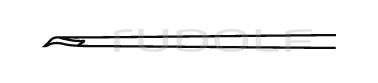 RU 8800-00 / Micro-Coltello Per Vasi Jacobson, Retto 18,5cm
