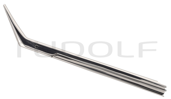 RU 1752-16HP / Gefässschere De Bakey, 45°, Hochglanz 16,5 cm