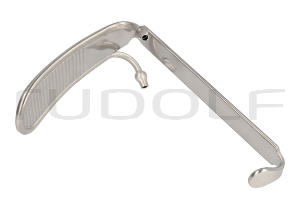 RU 8381-06 / Tongue Blade Davis-Meyer, 34 x 100mm
, with Anaesthetic Tubes On Both Sides