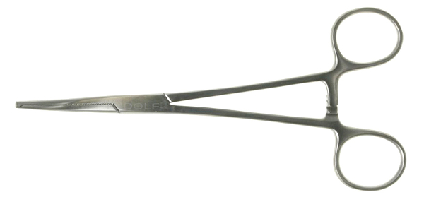RU 3075-16 / Delic. Hemost. Fcps Crile-Rankin, Cvd., 1x2T 16 cm - 6 1/4"