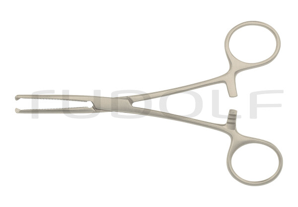 RU 3011-14 / Pinza Emost. Ochsner-Kocher, Curva, 1x2D 14,0 cm