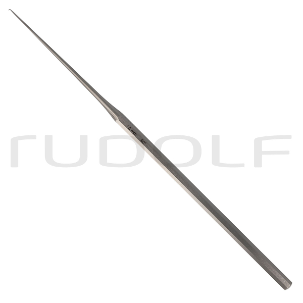 RU 7907-05/15 / Ohr-Häkchen Shambaugh, Scharf, Abgewinkelt 90°, 1,5 mm, 16 cm