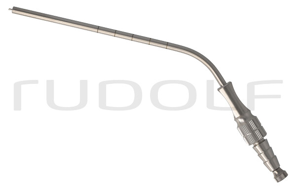 RU 6420-82 / Suction Tube Frazier, Ø 4,0mm, 12 Ch/Fr, (Wl) 100 mm - 4", W. CUT-OFF, LUER-HUB and Stylet